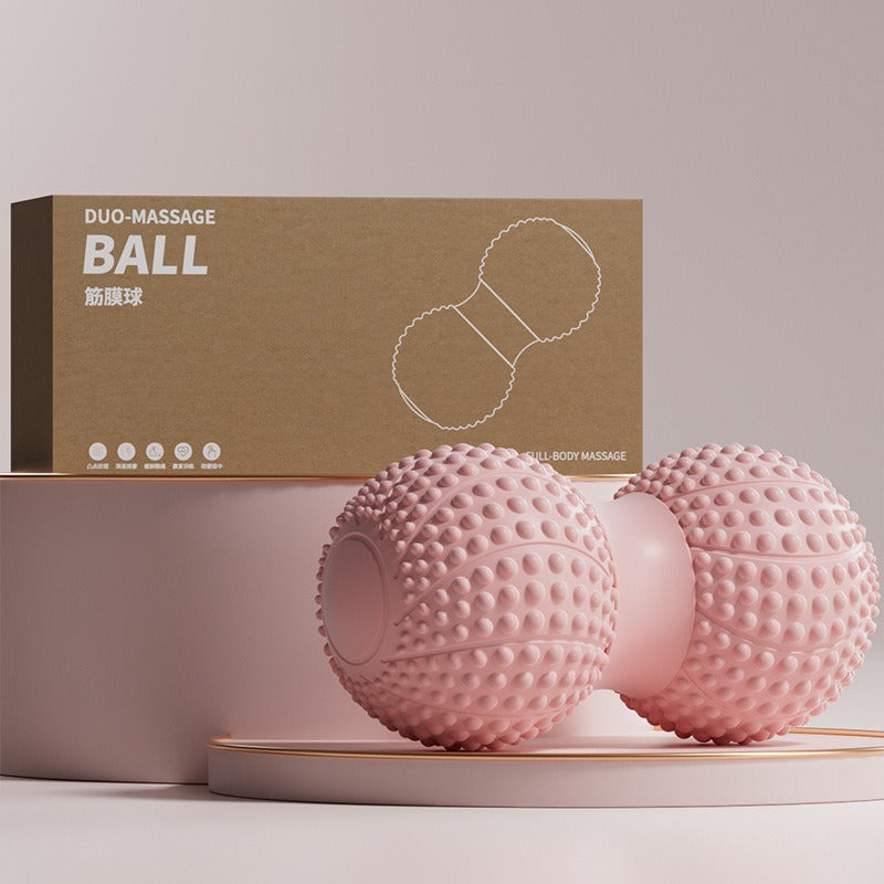 Relief Roll Peanut Massage Ball – Dual-Ball Spine & Muscle Roller