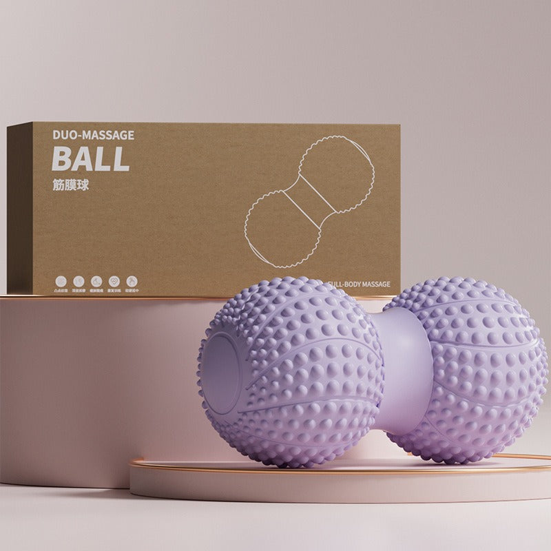 Relief Roll Peanut Massage Ball – Dual-Ball Spine & Muscle Roller