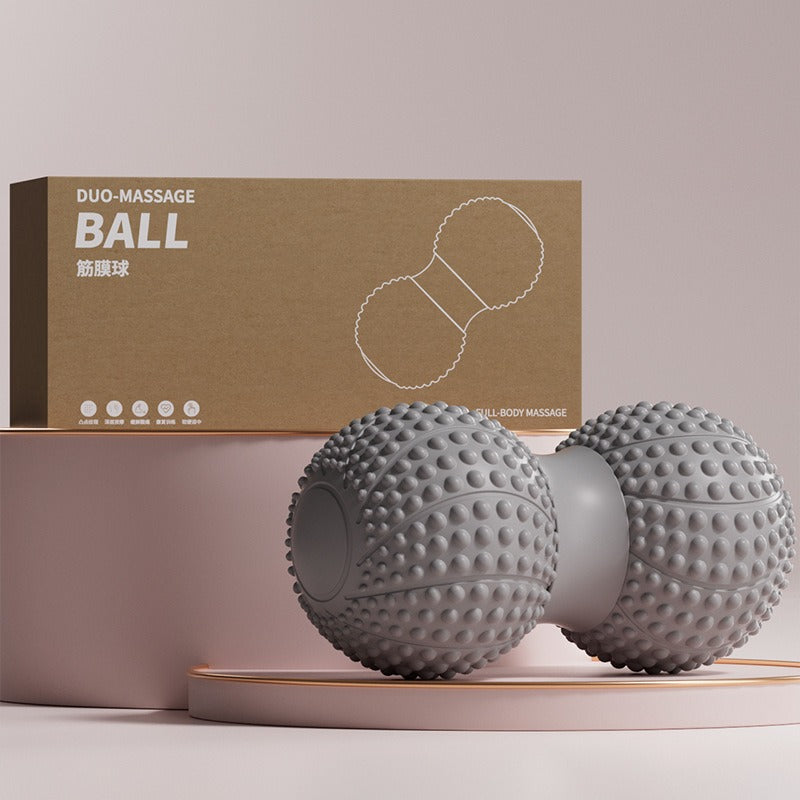Relief Roll Peanut Massage Ball – Dual-Ball Spine & Muscle Roller