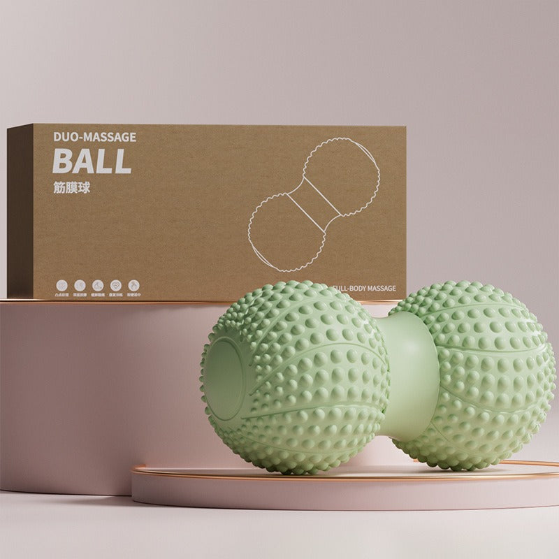 Relief Roll Peanut Massage Ball – Dual-Ball Spine & Muscle Roller