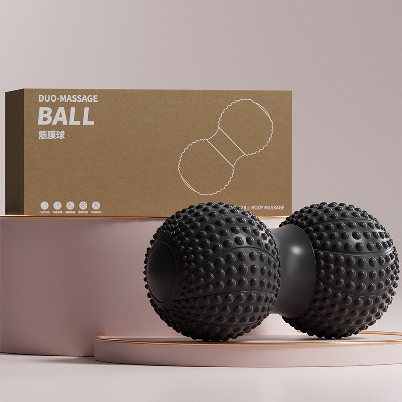 Relief Roll Peanut Massage Ball – Dual-Ball Spine & Muscle Roller