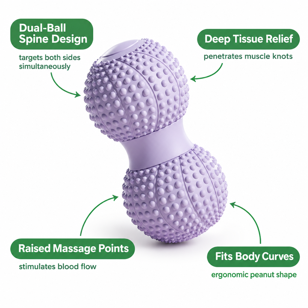 Purple Peanut Ball Infographic
